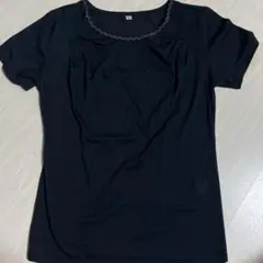 レディース　半袖トップス　半袖インナー　ブラック　Mサイズ