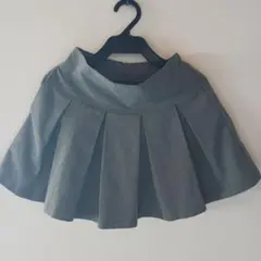 GU プリーツミニスカート グレー Sサイズ