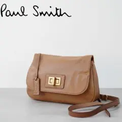 Paul Smith ポールスミス 本革 ショルダーバッグ ベージュ 斜め掛け