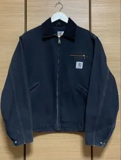 スペシャル 裏地なし 90年代 カーハート デトロイト ジャケット ブラック