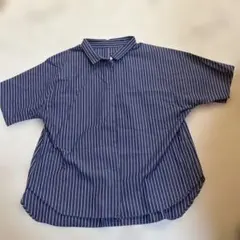 trans work ブルーストライプシャツのサムネイル