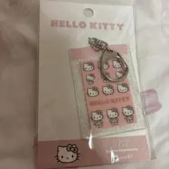 ローリーズファーム　ハローキティ　キルティングタイルシールキーチャーム＊ピンク