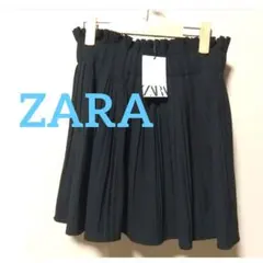ZARA ブラック プリーツスカート S スカート ザラ