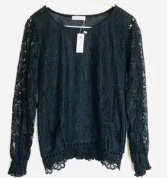 J.S. by James Square  レース 長袖ブラウス　カットソー