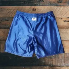 希少　90s センターロゴ　NIKE ナイロン　バスケ　メッシュ裏地付き