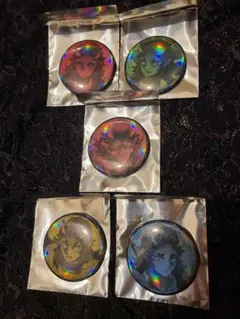 鬼滅の刃　ホログラム缶バッジ　半天狗　喜怒哀楽