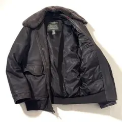 【美品】エディーバウアー　G-1 レザー ジャケット　ダウン入り　M相当　A-2