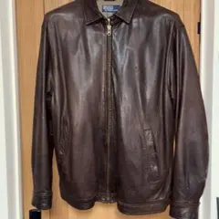 Polo by Ralph Lauren ブラウン　レザージャケット Mサイズ