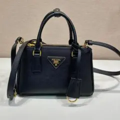 PRADA サフィアーノレザー 2wayバッグ 黒