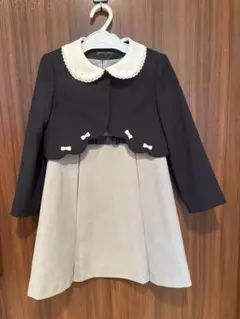 襟付きボレロとフォーマルワンピースのセット 120cm