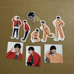 なにわ男子　長尾謙杜　シールセット　ぷっくりシール　フレークシール