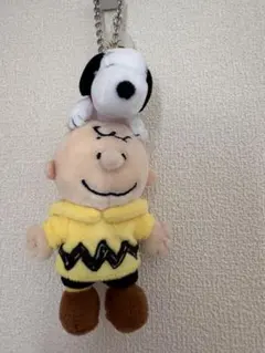【美品】ユニバーサルスタジオ公式/チャーリー・ブラウン スヌーピー キーホルダー