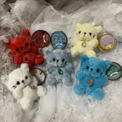 ハッピーバースカラー リッチキャット BC付きマスコット ぬいぐるみ