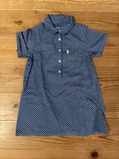 【美品】ビームスミニ　ドット柄ワンピースのサムネイル