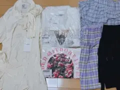 レディースまとめ売り　ジュエティ　6点　ワンピース　ティアードスカート　ブラウス