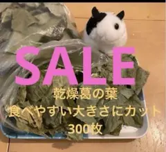 乾燥葛の葉 300枚 小動物用おやつ食べやすい大きさにカットのサムネイル