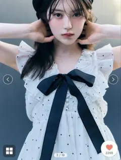 スナイデル レースリボンぺプラムカーディガン - メルカリ