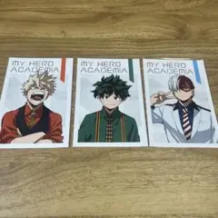 僕のヒーローアカデミア　購入特典　ポストカード　爆豪　緑谷　轟