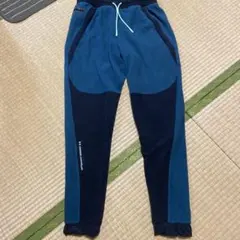 フリース ジョガーパンツ 青黒