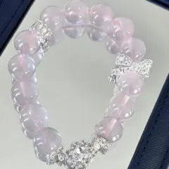 ローズクォーツ 大玉 ブレスレット 13mm