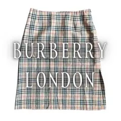 【美品✨】Burberry Blue Label 38ノバチェック 膝丈スカート