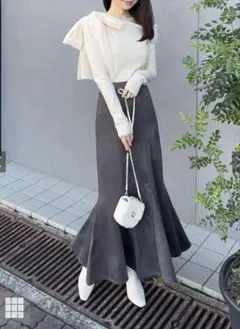 GRL スエードマーメイドスカート dk930