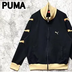 PUMA ブラック/ベージュ ジャージ L