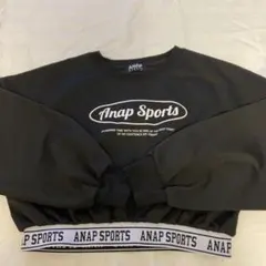 ANAP SPORTS ブラック トレーナー