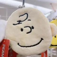 ③（新品未使用）スヌーピー フェイスコスメミニポーチ チャーリーブラウン