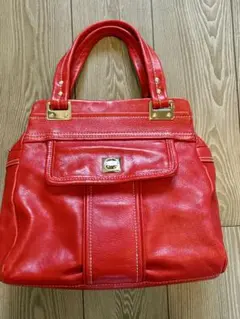 kate spade 赤 レザー バッグ