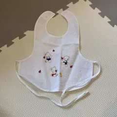 familiar お食事エプロン ホワイト