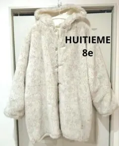 新品 hathi m ハッティエム フォックス&ラビット リアルファーポンチョ 