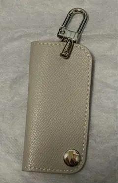 新品　キーケース　グレー