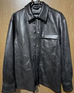 フェイクレザージャケット ZARA