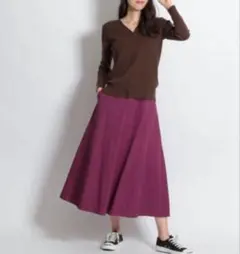 新品タグ付/niko and グルカフレアミモレスカート