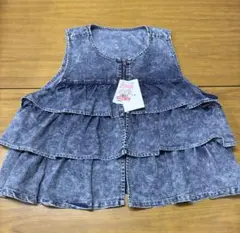 しまむら　【新品】　Helm　デニムベスト