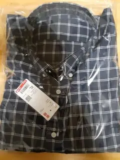 チェック柄 XL シャツ ネイビー 未使用
