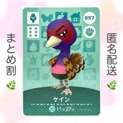 【住民】 057 ケイン どうぶつの森 amiiboカード