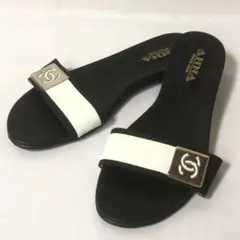 CHANEL 訳アリ特価 フラットサンダル ココマーク 室内兼用のサムネイル