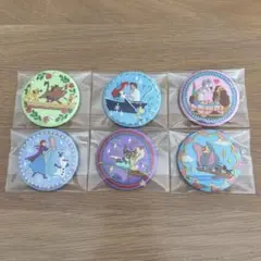 ディズニー 刺繍缶バッジ 6点 まとめ
