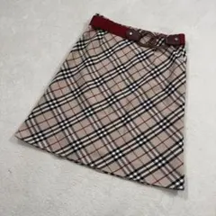 BURBERRY BLUE LABEL ノバチェック ベルト スカート 36のサムネイル