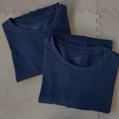 極暖ヒートテックコットンクルーネックTシャツ　2枚