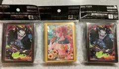 新品・3個　ワンピース　オフィシャルカードスリーブ レベッカ　ゲッコー・モリア