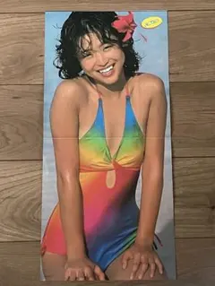 ☆松田聖子【白いパラソル】ビキニ水着ポスター昭和☆ - メルカリ