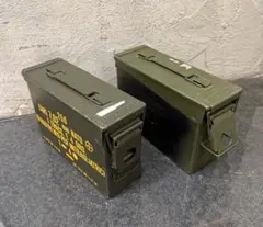 ミリタリー弾薬箱 7.62mm NATO アーモボックス ビンテージ 米軍仕様風
