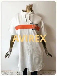 ☘️T21421☘️AVIREX ロゴ ワンピース F