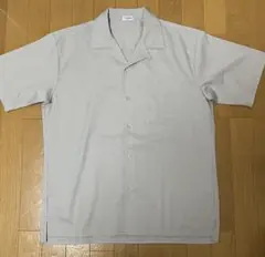 PLUS ONE 半袖シャツ Lサイズ グレー