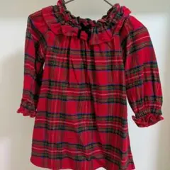 【next】チェック柄ワンピース 86cm 12-18mths