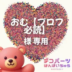 おむ【プロフ必読】 様　専用ページ