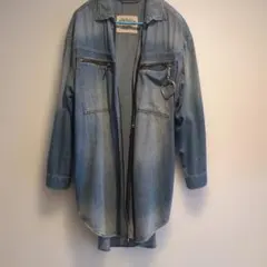 DIESEL デニムシャツ 長袖 ジップアップのサムネイル